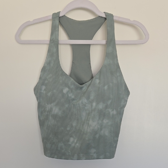 Fabletics Sage Green Crop Top - Picture 1 of 6